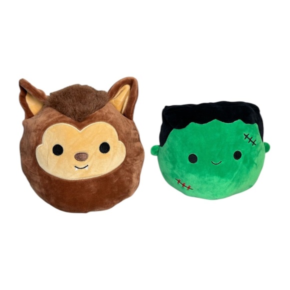 Squishmallows Kellytoy Plush Marcus Frankenstein-Vampire Reversible Halloween - Picture 1 of 13